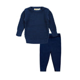 Teela Off Navy Weave Set