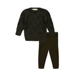 Teela Olive Geo Set