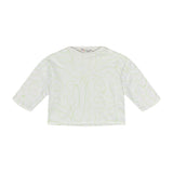 Teela Lime Embroidery Girls Top