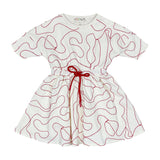 Teela Red Embroidery Dress