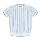 Teela Blue Stripe Knit Sweater