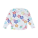 Teela Print Graffiti Star Girls Top