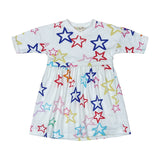 Teela Print Graffiti Star Dress