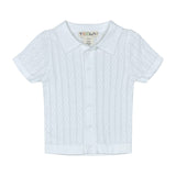 Teela Off White Button Knit Sweater