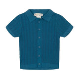 Teela Blue Button Knit Sweater
