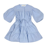 Teela Blue Crinkle Layer Dress