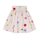 Teela Cream Starburst Skirt