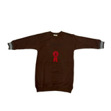 Crew Chocolate Polo Club Sweatdress