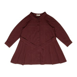 Crew Maroon Gracie Denim Dress