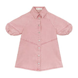 Teela Pink Denim Dress