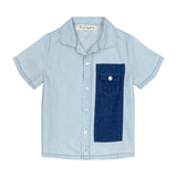 Teela Light Denim Pocket Shirt