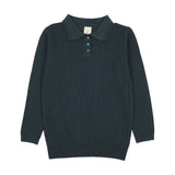 Analogie Deep Teal Knit Polo