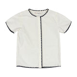 Teela Ivory Stitch Shirt