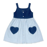 Teela Light Denim Heart Jumper