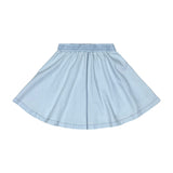 Teela Chambray Denim Circle Skirt