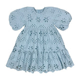 Teela Blue Eyelet Dress
