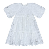 Teela White Eyelet Dress