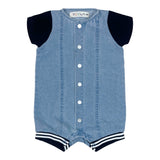 Teela Denim Varsity Boy Romper
