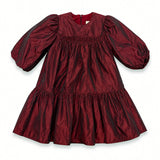 Alitsa Wine Taffeta Dress