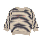 Analogie Stripe Print Bold Sweatshirt