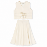 Valentina Cream Bow Set