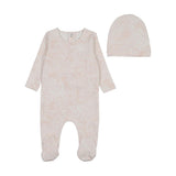 Bee & Dee Summer Pink Botanical Footie Set