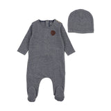 Bee & Dee Captain Blue Snuggle Soft Footie Set
