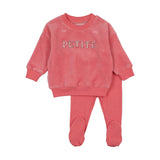 Bee & Dee Hibiscus Velour Petite Set