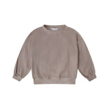 Bopop Taupe Herringbone Sweatshirt