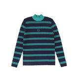 Valentina Navy Stripe Turtleneck