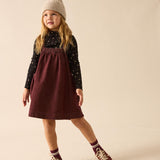 Analogie Burgundy Denim Rugged Threads Jumper