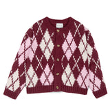 Mipounet Aubergine Dina Cardigan