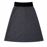 Soir Black Parker Midi Skirt