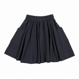 Analogie Navy Circle Skirt