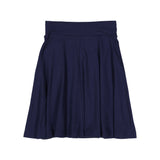 Teela Navy S26 Basic Knit Circle Skirt