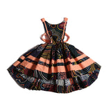 Tia Cibani Rainbow Ivy Tea Length Apron Dress