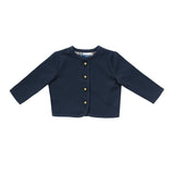 Coco Blanc Navy Cropped Blazer