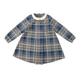 Coco Blanc Grey Plaid Dress