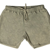 Crew Vintage Green Jean Wash Shorts