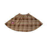 Coco Blanc Plaid Graphic Skirt