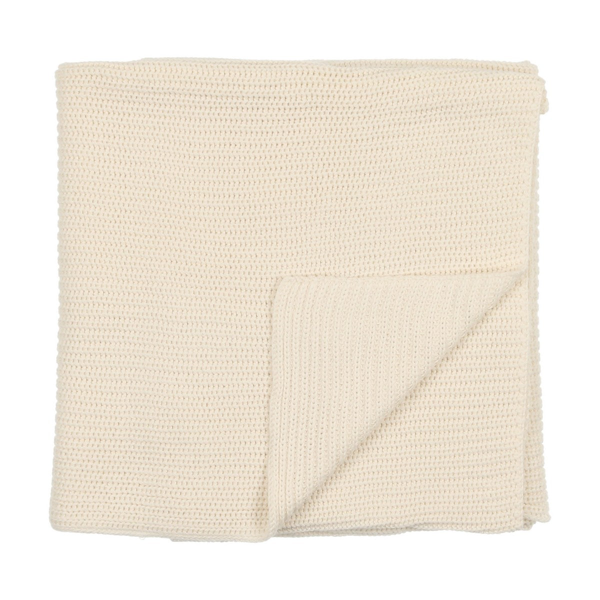 Mema Cream Chunky Knit Blanket