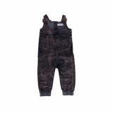 Birnham On The Sea Blue Wash Corduroy Overalls