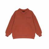 Calla Lili Rust Collar Sweatshirt