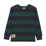 Analogie Navy/Green Varsity Stripe Fan Club Tee