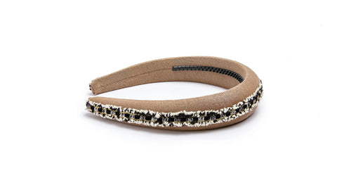 Le Enfant Beige Frill Detail Headband