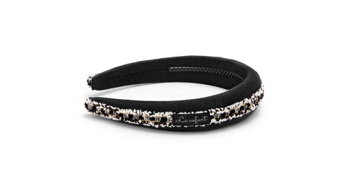 Le Enfant Black Frill Detail Headband