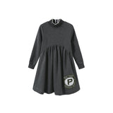 Phil and Phoebe Grey Mila Crest Sweatshirt Dress