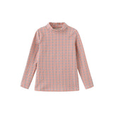 Phil and Phoebe Plaid Camas Mock Neck