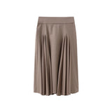Mallory and Merlot Mauve Wool Wane Skirt