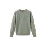 Tustello Mint Erik Floral Sweater